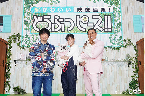オードリー春日とスゴ技ワンちゃんが 「ドッグダンス」を観客の前で