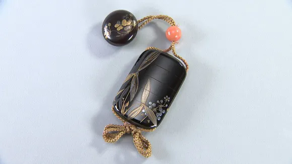 1688 キレイ 印籠 提げ物 蒔絵 時代物