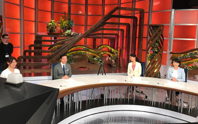 照れる大江麻理子キャスターが可愛すぎるっ テレ東 Wbs が360度vr映像を初公開 テレ東プラス