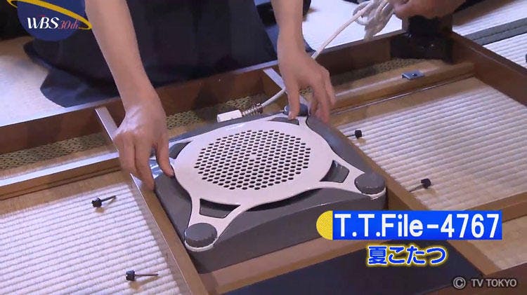 夏も涼しい こたつがウルトラクールアイテムに早変わり Wbs テレ東プラス 夏も涼しい こたつがウルトラクールアイテムに早変わり Wbs テレ東プラス