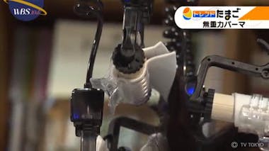 無重力状態でパーマがかけられるマシン：WBS | テレビ東京・BSテレ東
