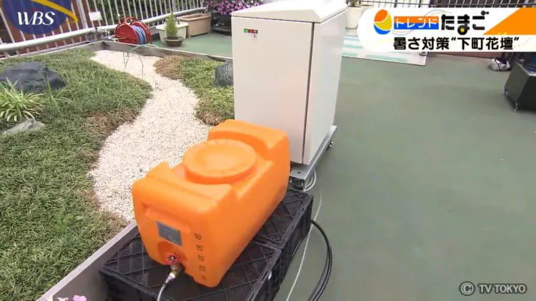 夏の暑さを吹き飛ばす 自動で水やり ミストが出る花壇 Wbs テレ東プラス
