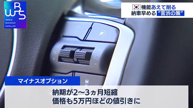 世界的に納車遅れが深刻化 中古車価格も高騰し 韓国では マイナスオプションr テレ東プラス