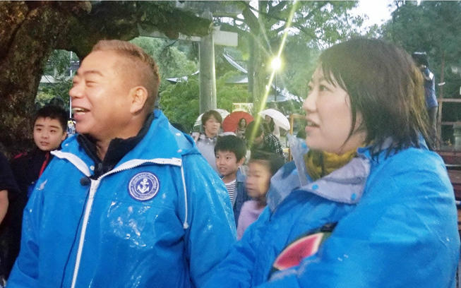 唐津～宮地嶽神社を目指す旅・完結編！人見知りの黒沢かずこは充電場所