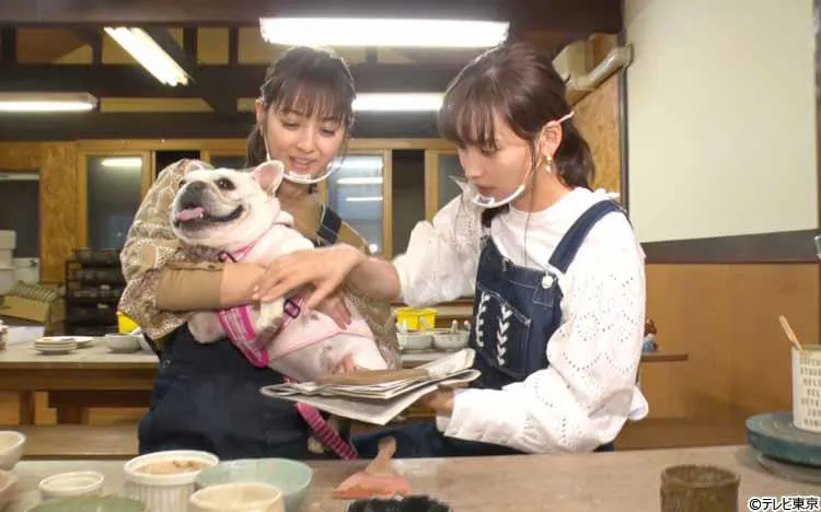佐々木希がゲスト出演 大親友の大政絢とテレビ初共演 山中湖でペット動画を探すロケに どうぶつピース テレ東プラス