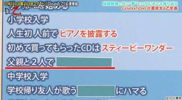 片寄涼太 12歳の時exileに心酔 部活帰り Lovers Again を熱唱しながら帰る友達がい テレ東プラス