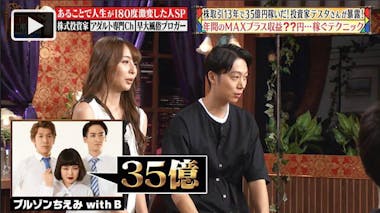 35億 ブルゾン 投資 人気