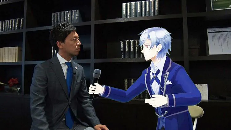 バーチャルyoutuber 七瀬大空 ななせたく サンシャイン池崎 富士葵と共演 レポーターデビュ テレ東プラス