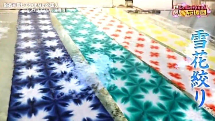 夏は浴衣で小粋に江戸時代から続く「雪花絞り」が若い女性に密かな