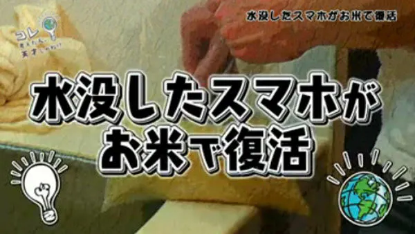 家にあるアレを使って水没スマホが奇跡の復活を遂げる テレ東プラス