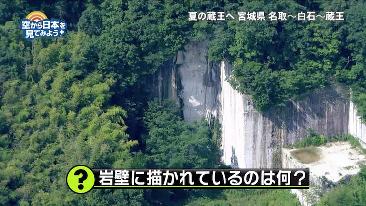 ナゼ？ 山の上に巨大なミステリーサークルが出現！：空から日本を見て