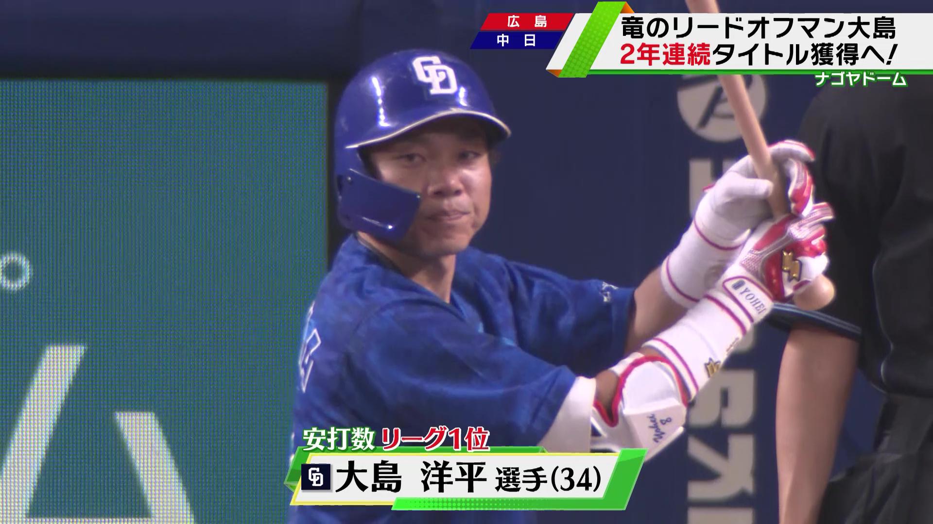 大島洋平｜野球｜テレ東スポーツ：テレ東