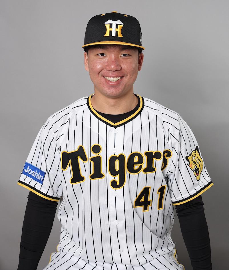 阪神タイガース　ボブルヘッド　中野拓夢　村上頌樹 阪神タイガース 村上 頌樹 選手 中野 拓夢 選手 岡田 彰布 監督