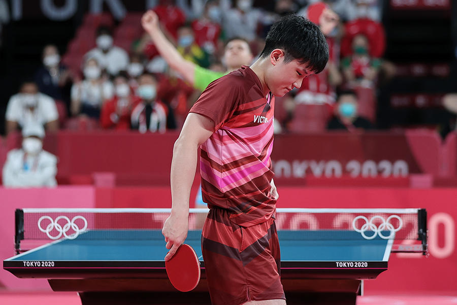 男子シングルス 張本、丹羽がベスト16で敗退 馬龍が男子初の五輪