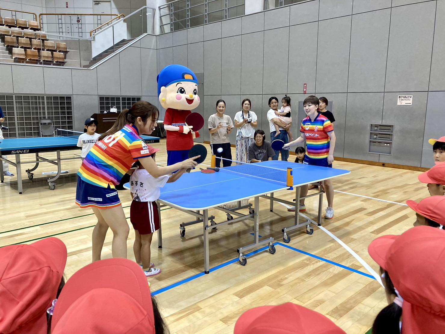 芝田沙季が故郷の旭市にこども卓球台を寄贈「卓球を楽しい、続けたいと