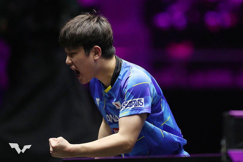 張本智和は圧勝で3回戦進出。戸上は世界7位・中国左腕に敗北 張本智和は圧勝で3回戦進出。戸上は世界7位・中国左腕に敗北