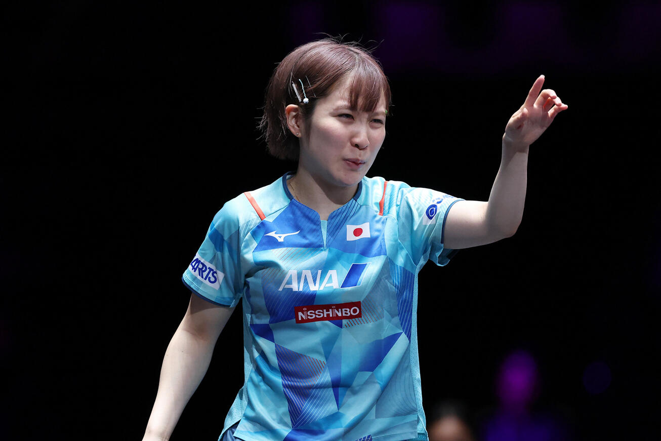 平野美宇 日本人対決で敗れて2回戦敗退 大藤沙月がストレート
