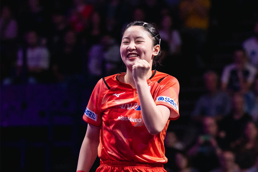 張本美和 チャンピオンズ初V王手!中国最後の砦を撃破して決勝 張本美和 チャンピオンズ初V王手!中国最後の砦を撃破して決勝