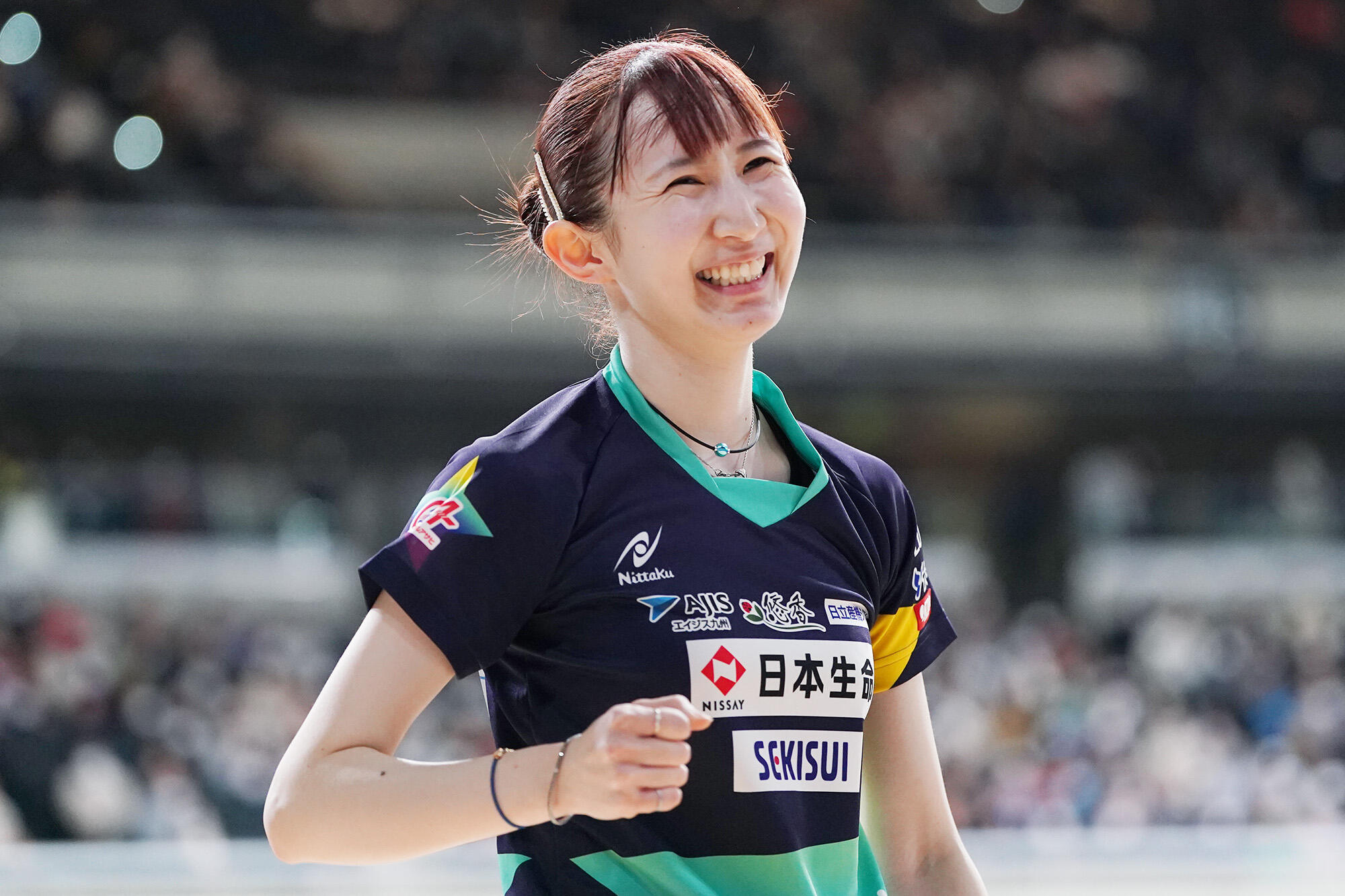 2連覇中の早田ひながベスト16進出！左手のケガを抱えながらもジュニア2