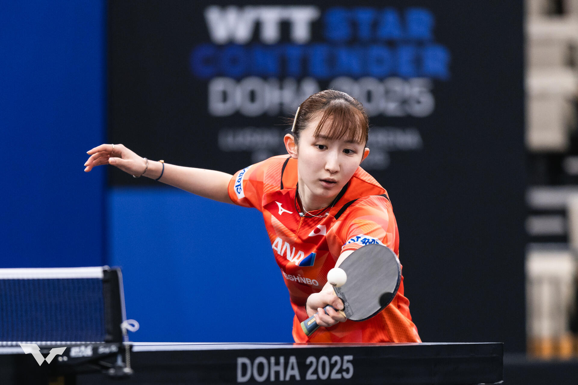 早田ひな 苦しみながらも1勝目！ タイの左腕とのフルゲームの接戦を