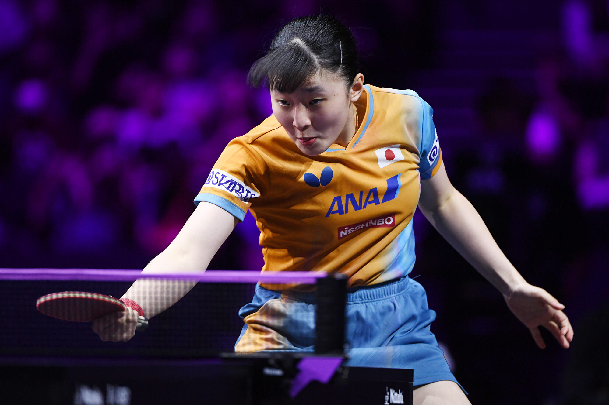 エポック ワン 【張本美和】チームの勝利を確定させるストレート勝利 25.2.8 張本美和 パリ五輪4位・韓国のエースに勝利！2回戦は早田ひなと