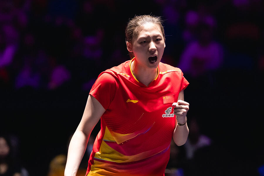 180cmの長身・陳熠 中国の次期エース候補が初戦突破「この会場や用具に