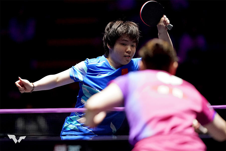 世界4位の蒯曼 伊藤美誠を下してベスト8進出「彼女のフォア攻撃に