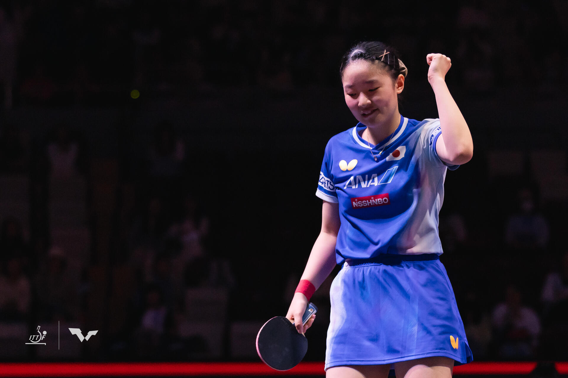 張本美和 過去2勝2敗のライバル大藤沙月に逆転勝ち！日本女子8強