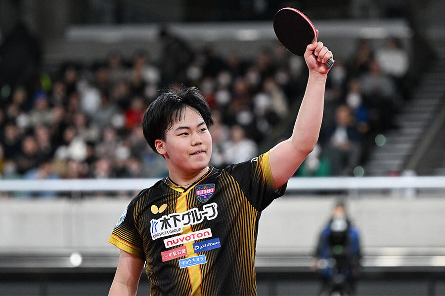 18歳・松島輝空がV2！張本・篠塚のパリ五輪代表を撃破して史上2人目と