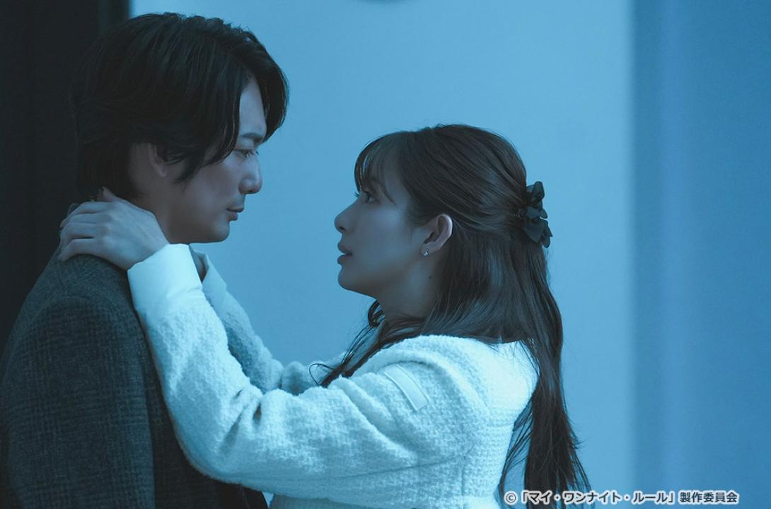 『マイ・ワンナイト・ルール』　足立梨花 平岡祐太 直筆サイン入り ポスター マイ・ワンナイト・ルール【テレ東公式】25年1月7日スタート