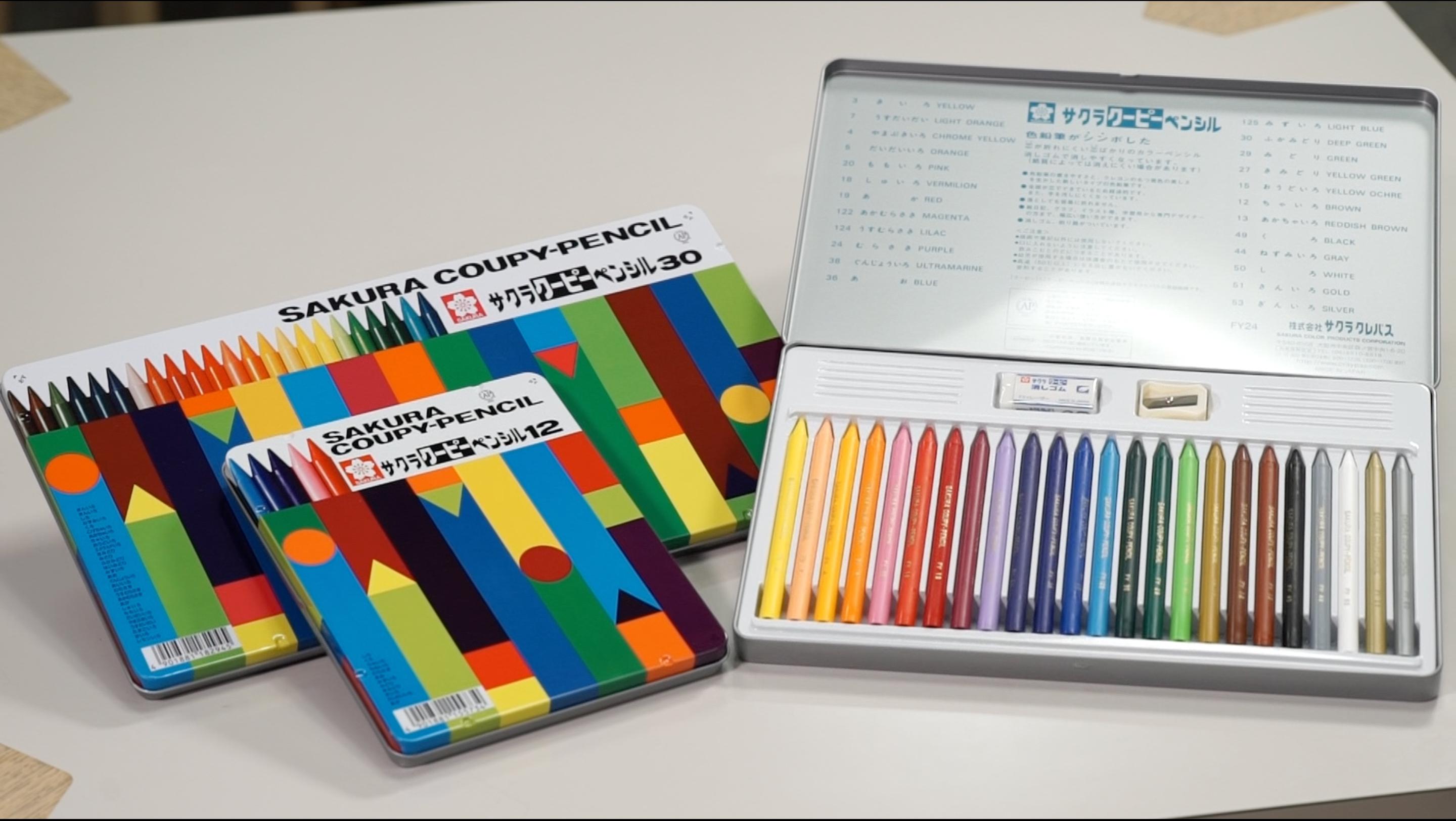 手軽に描けるクレパスから大人も欲しがる高級文具に工業用製品まで作る