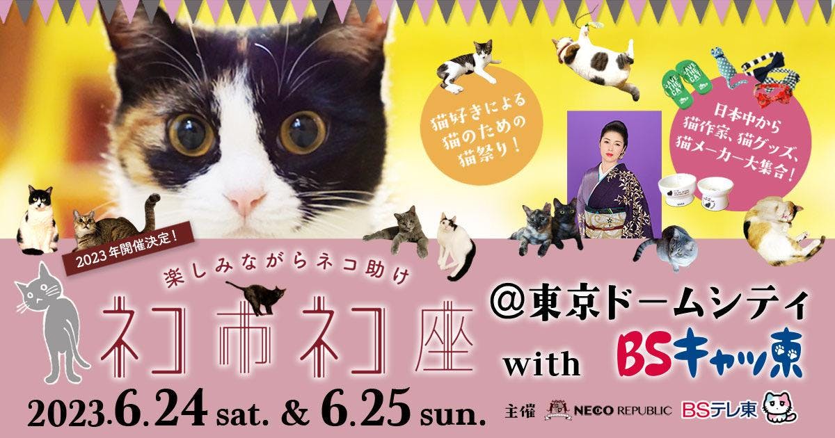 ネコ市ネコ座」藤あや子、敦士、むぎ（猫）、ふにゃっしー出演決定